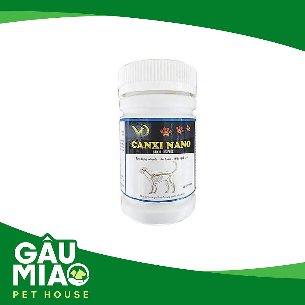 Canxi nano cho chó