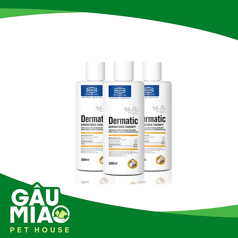 Alkin Mitedium Dầu tắm trị ghẻ, viêm da 200ml