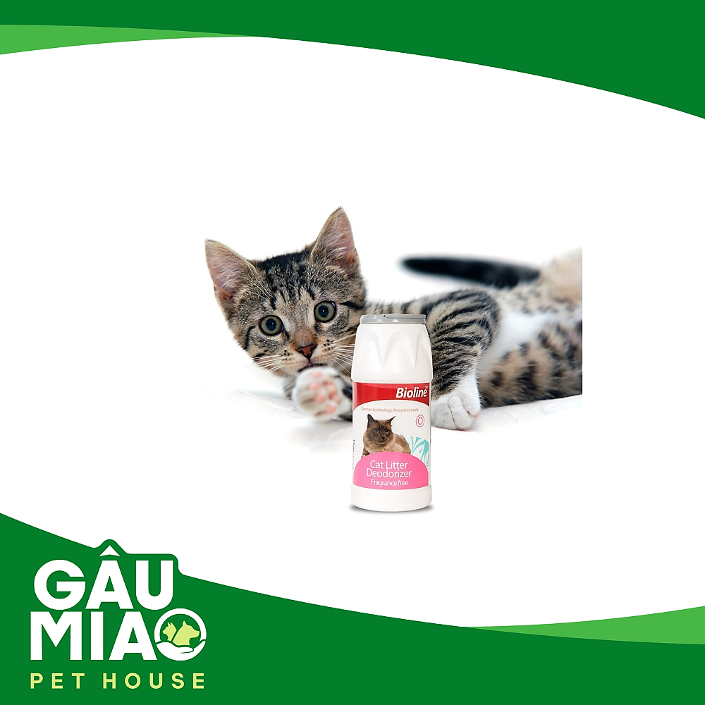 Bioline Cat Litter Deodorizer 425g-Khu mui toilet meo
