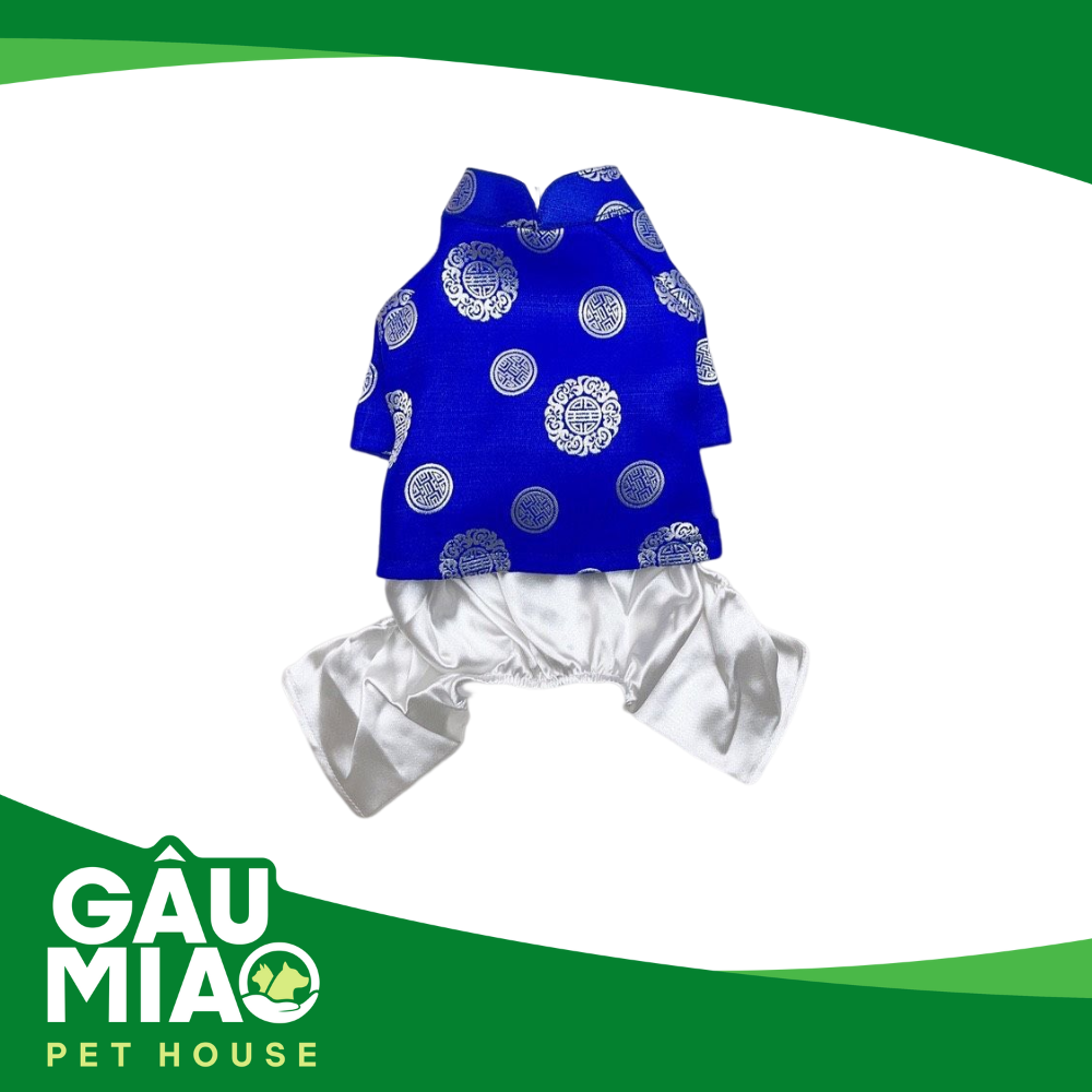 Áo dài truyền thống cổ đôi