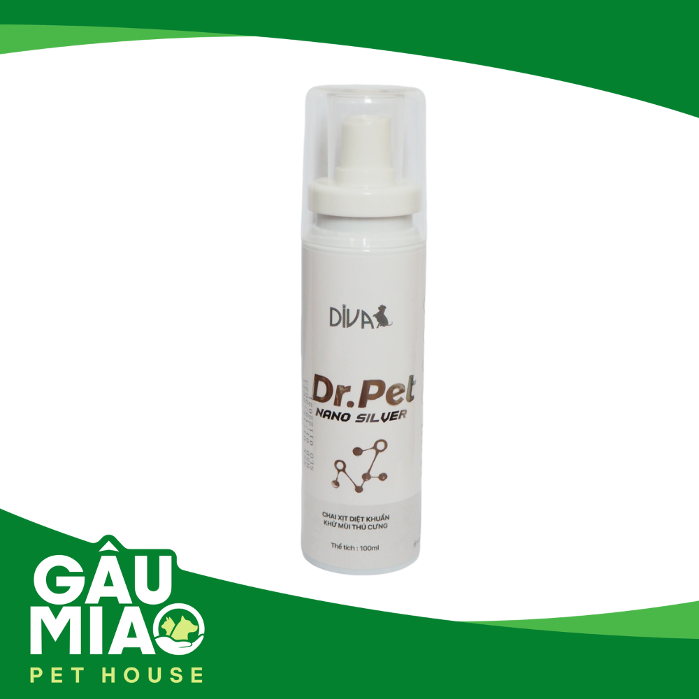 Dr.Pet Nano Silver- phục hồi vết thương 100ML