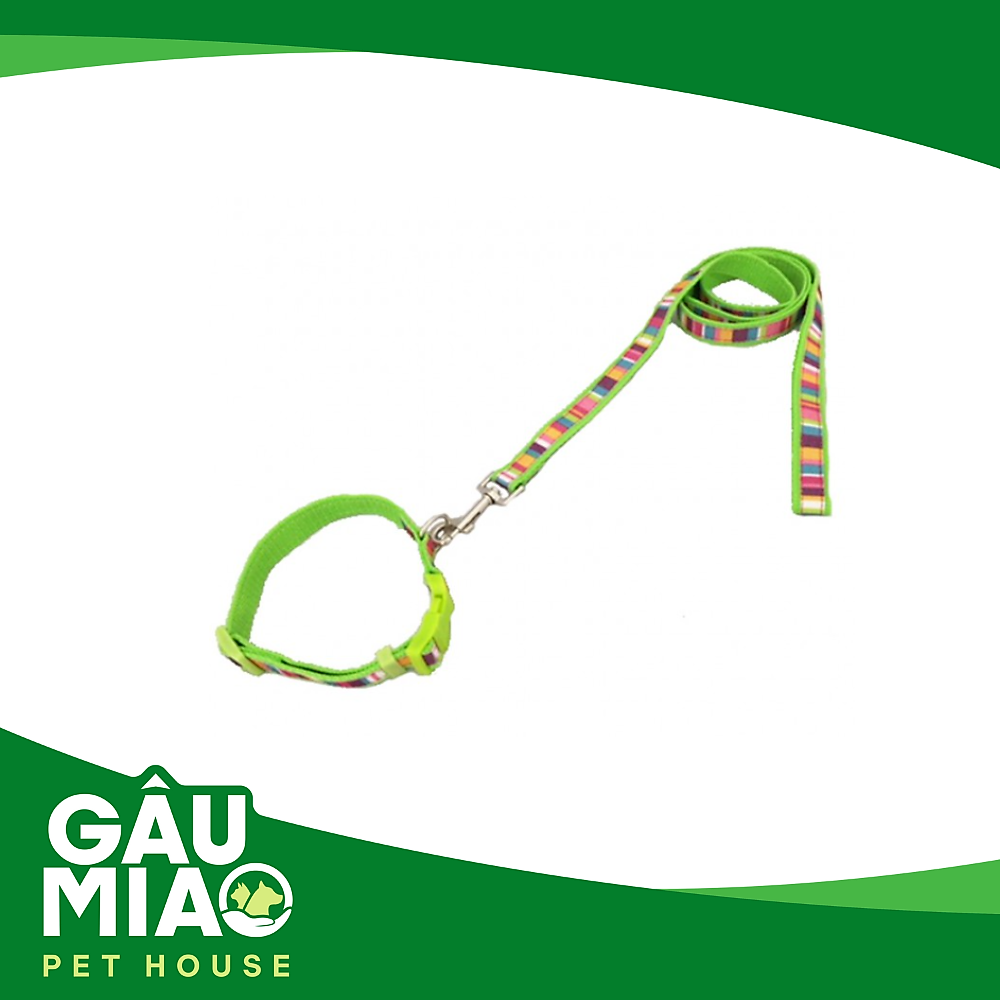 Bộ dắt+vòng cổ HK Sọc