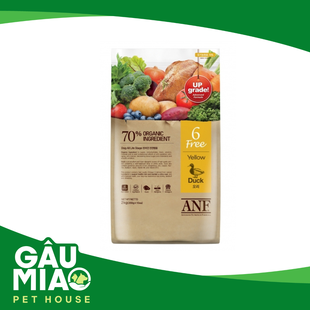 ANF 6 FREE Thức ăn hỗn hợp hoàn chỉnh cho chó con& chó lớn 2kg