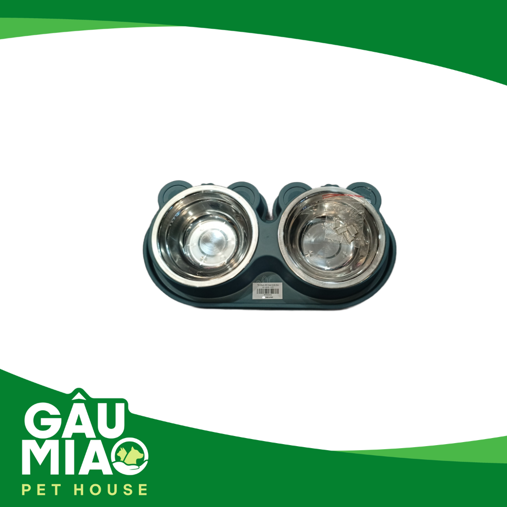 Tô nhựa đôi inox hình thú có vành