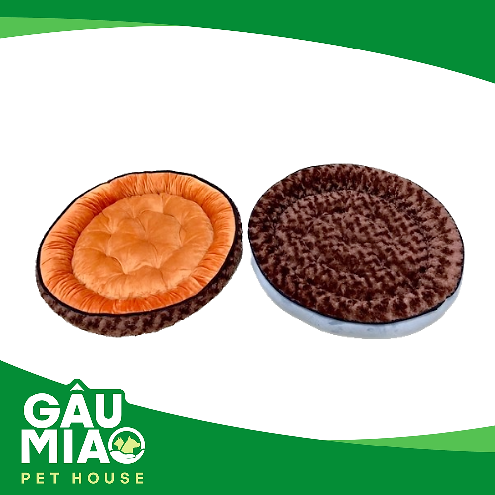 Nệm tròn lông-nhung 2 mặt 60cm