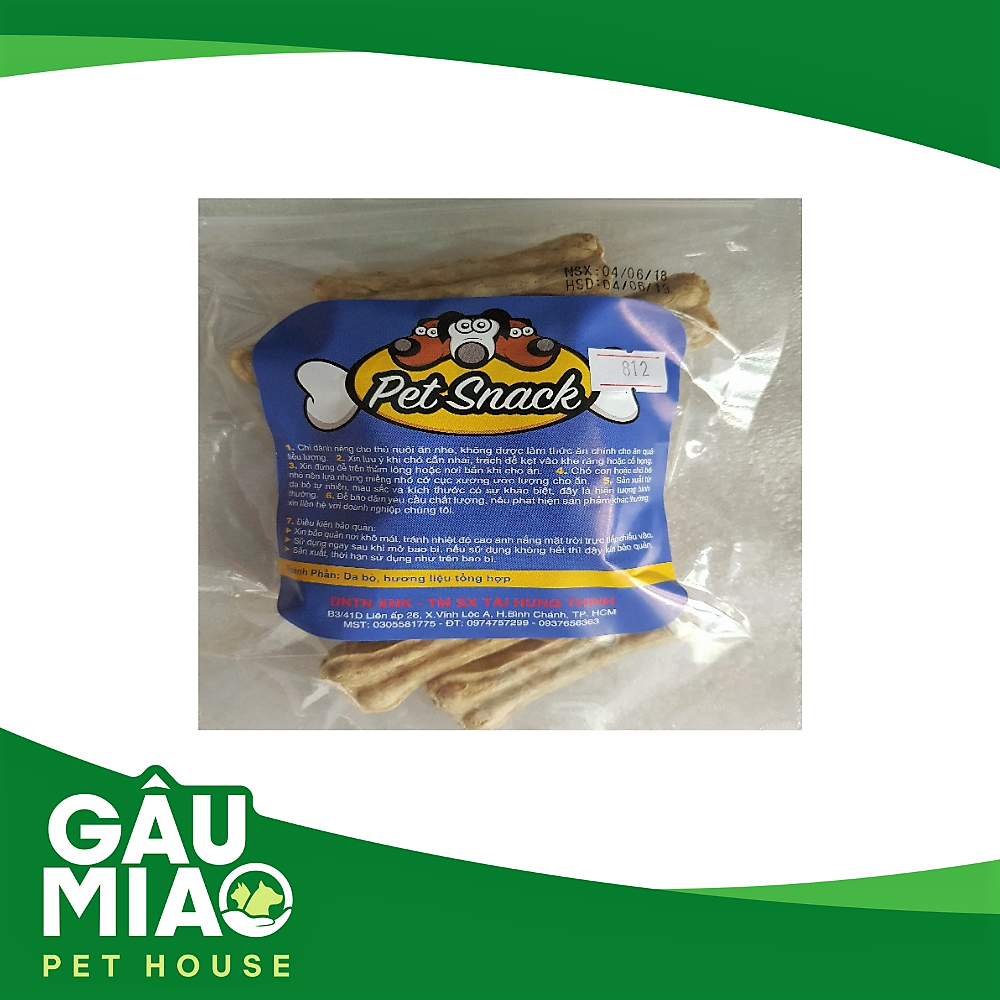Xương da bò Tài Hưng Thịnh 100g