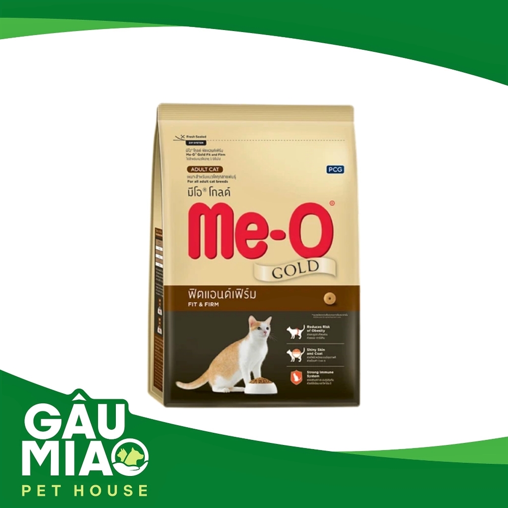 Me-o Gold Fit & Firm-Thức ăn hạt cho mèo ít vận động, chống béo phì