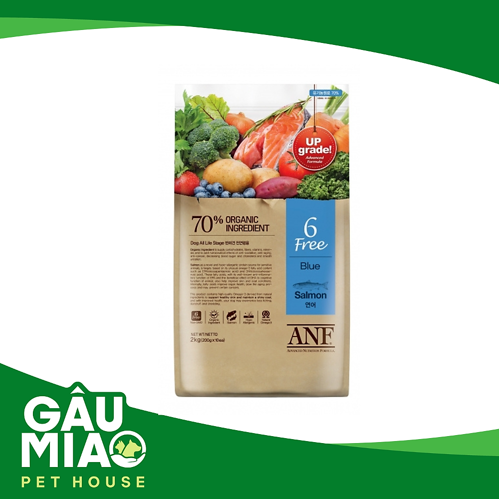 ANF 6 FREE Thức ăn hỗn hợp hoàn chỉnh cho chó con& chó lớn 2kg