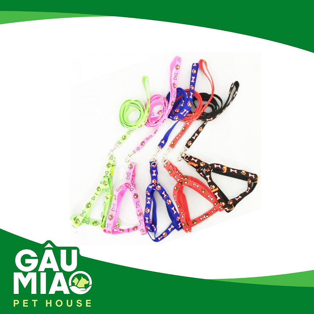 Bộ dắt+yếm HK Pet Style