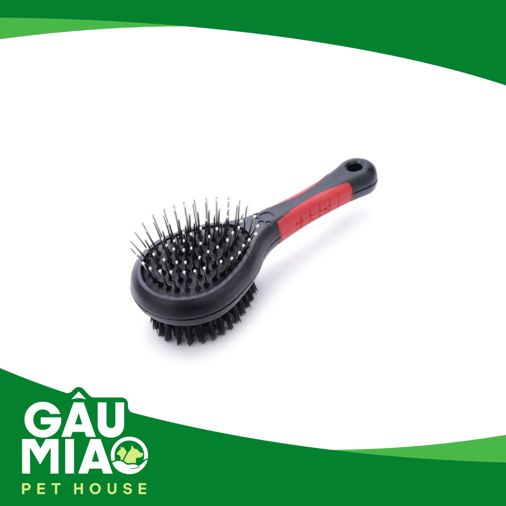 Lược chải 2 mặt đỏ đen s.S