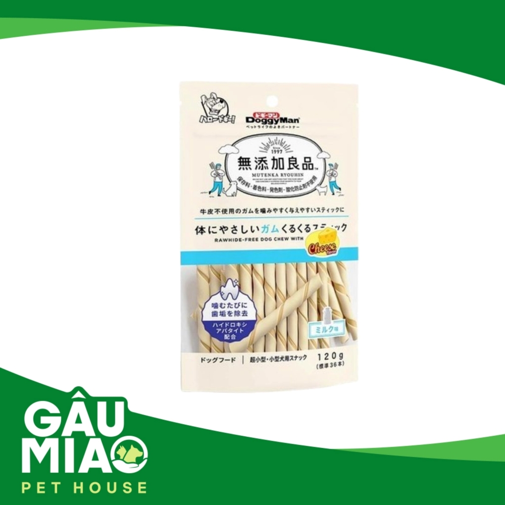 Doggyman Que gặm hương phô mai mini 120g