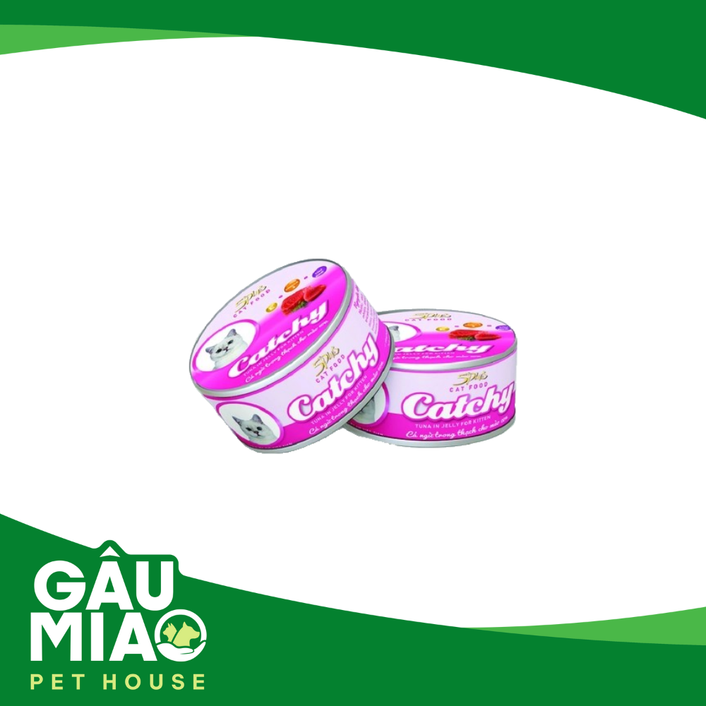 5Plus Catchy 170g - Cá ngừ trong thạch cho mèo con