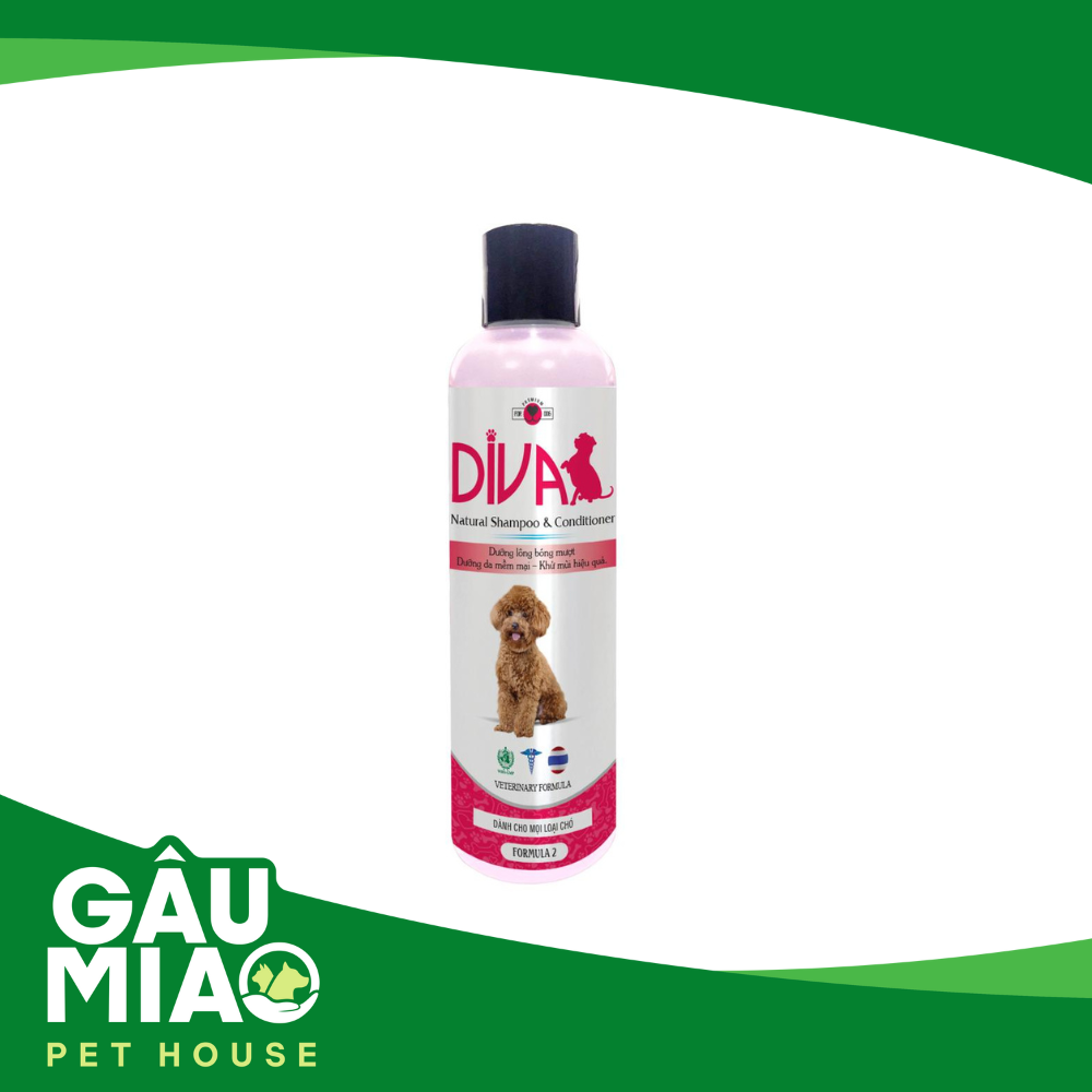 Diva Hồng-Sữa tắm dưỡng lông, khử mùi