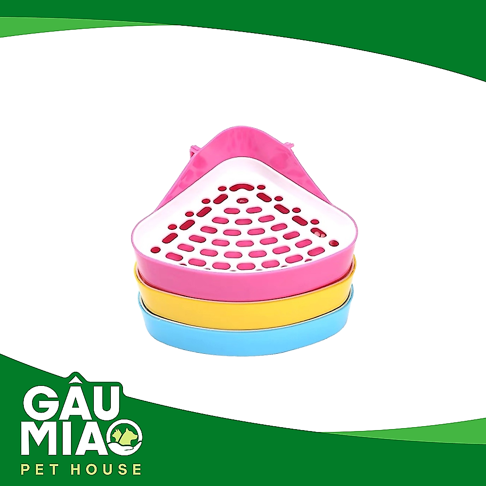 Khay vệ sinh tam giác thỏ/bọ