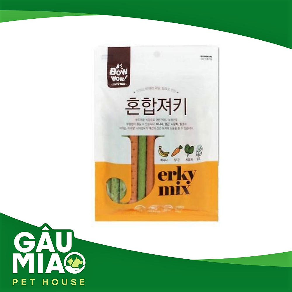 Bowwow Jerky hỗn hợp - 280g