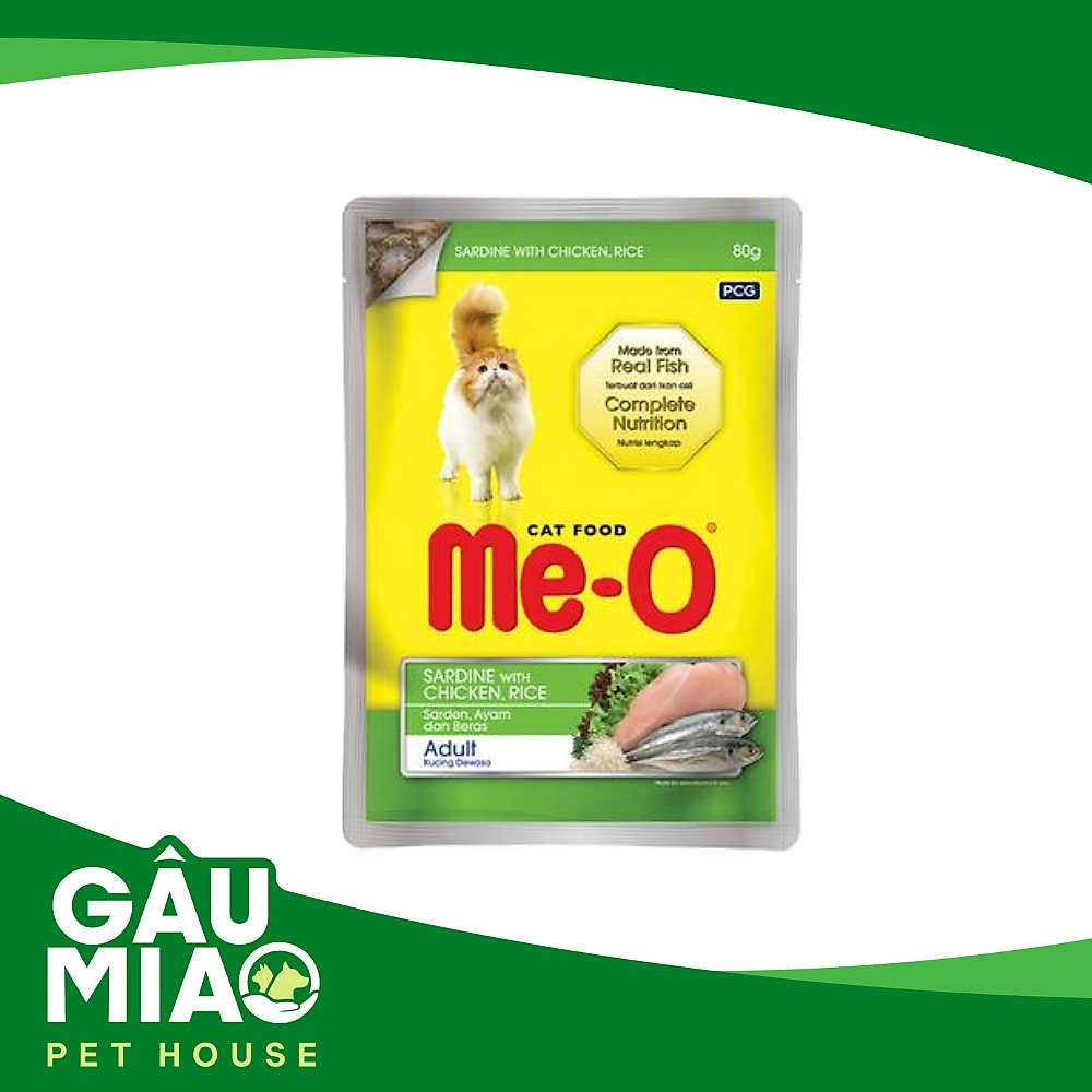 Me-o Wet Food - Pate cho mèo trưởng thành 80g
