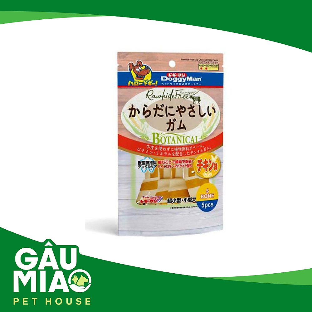 DoggyMan Xương nơ hương gà 5 cây