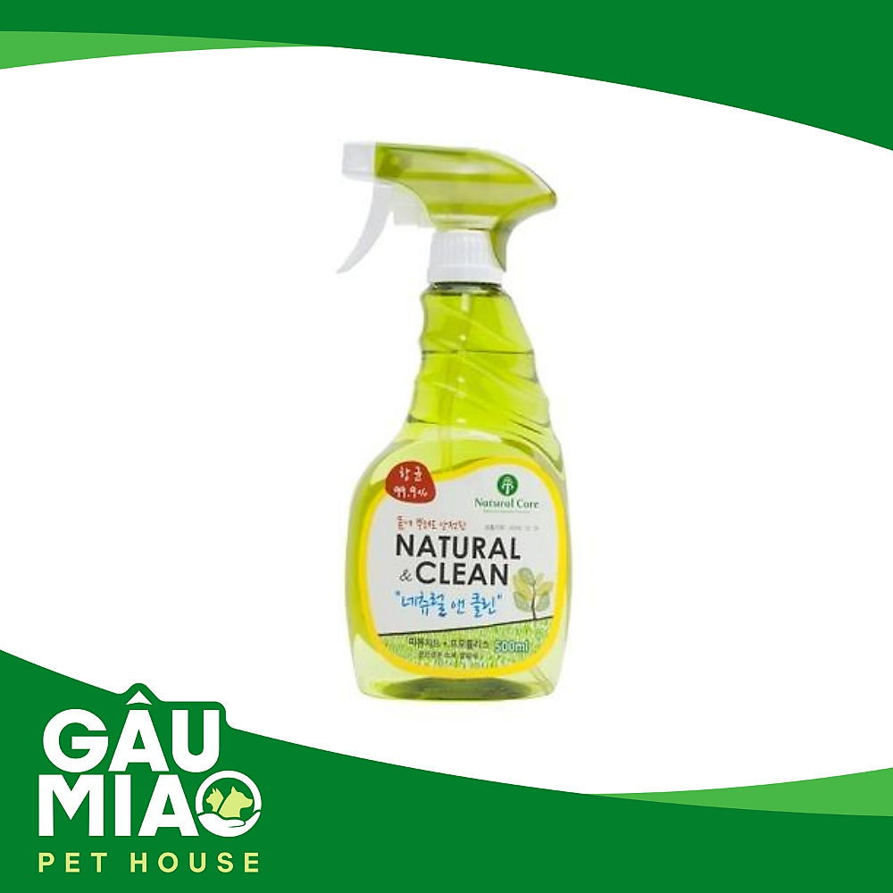 Natural & Clean Xịt khử mùi diệt khuẩn - 500ml