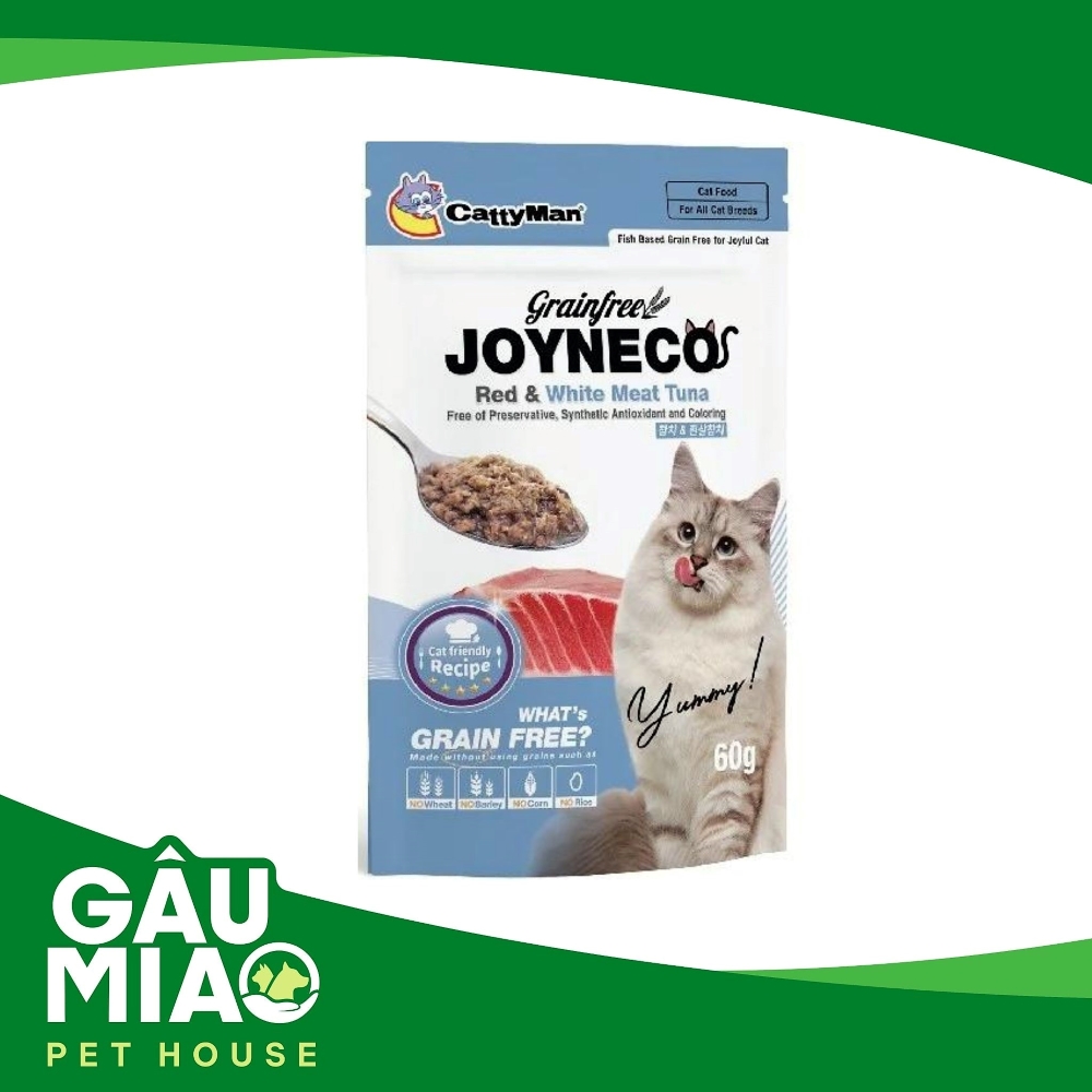 CattyMan JOYNECO - Túi cá ngừ cho mèo 60g