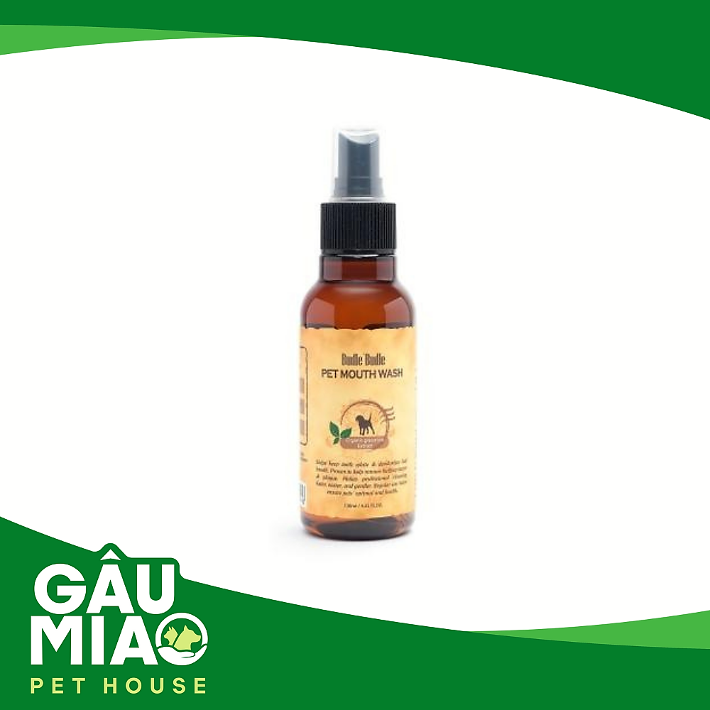 Budle’Budle Pet Mouth Wash - Xịt vệ sinh răng miệng cho chó - 120ml