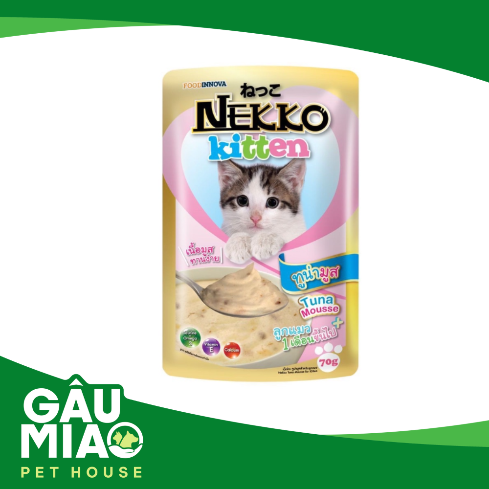 Nekko Pate cho mèo con gói 70g
