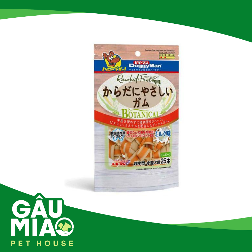 DoggyMan Xương nơ hương sữa 25 cây