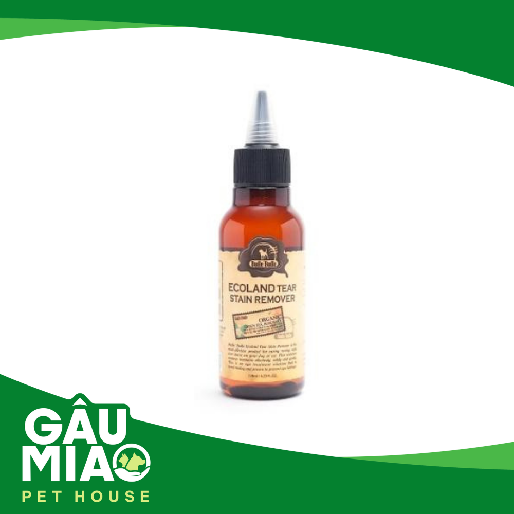 Budle’Budle Ecoland Tear Stain Remover - Dung dịch vệ sinh mắt cho chó - 120ml