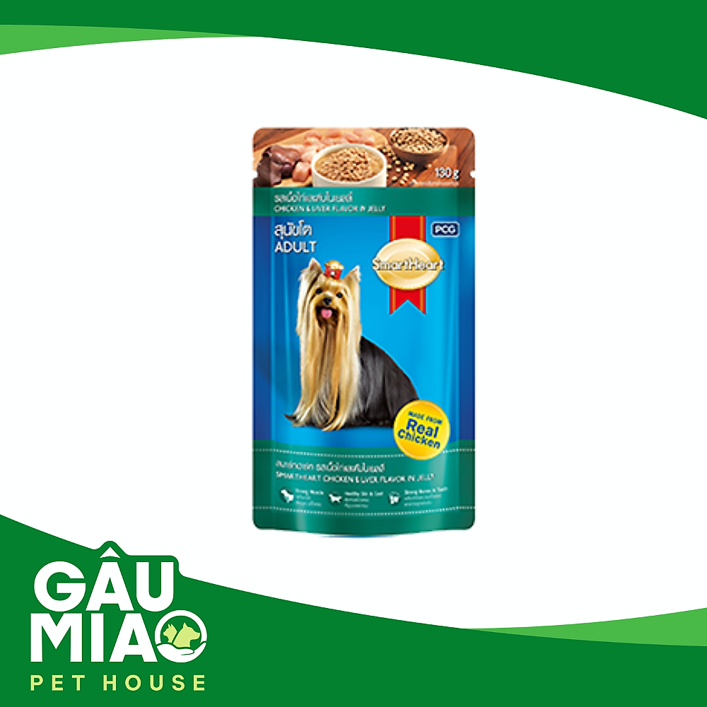 Smartheart Pate Chicken & Liver Flavor In Jelly - 130g