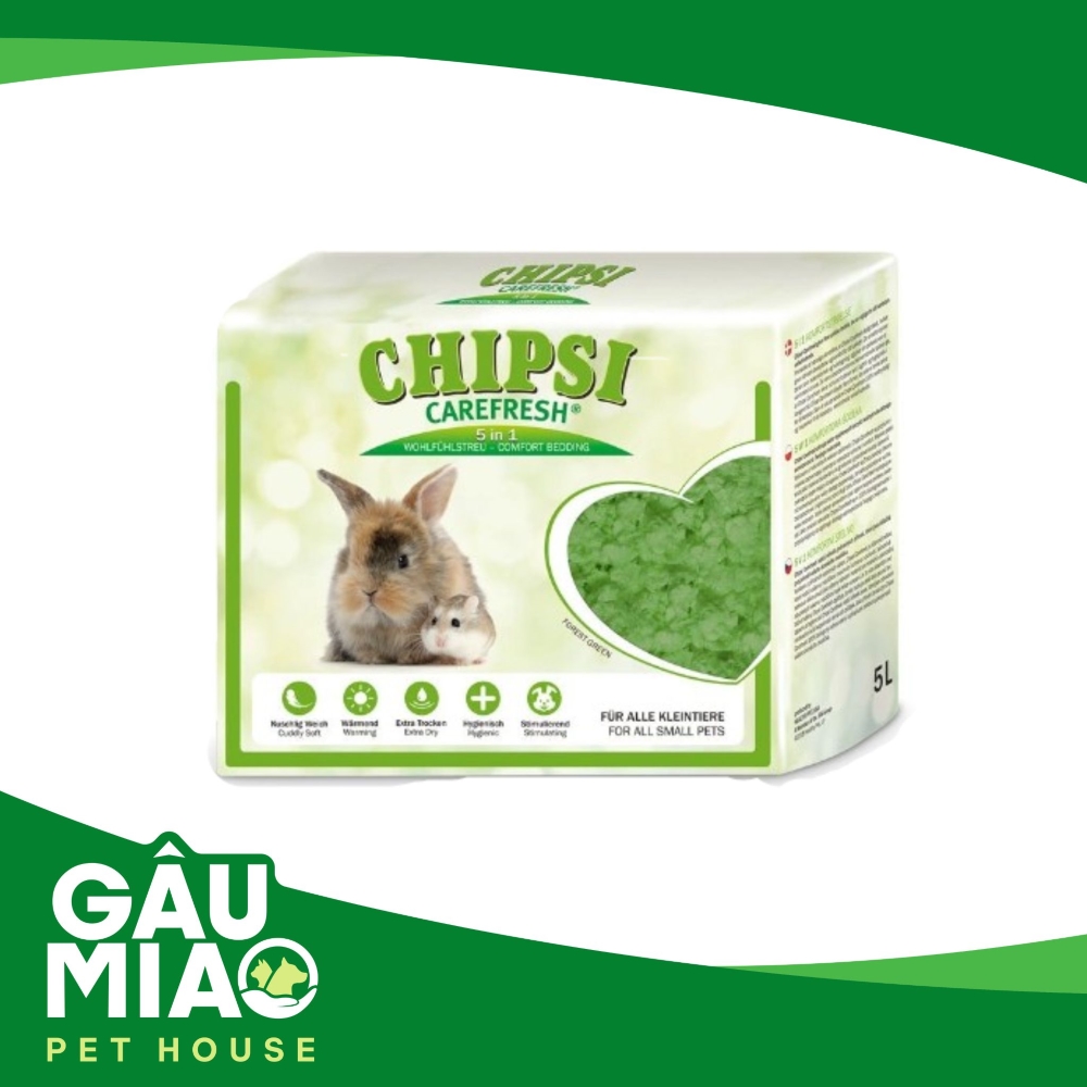 Chipsi Lót chuồng cho thú nhỏ Carefresh Forest Garden 5L