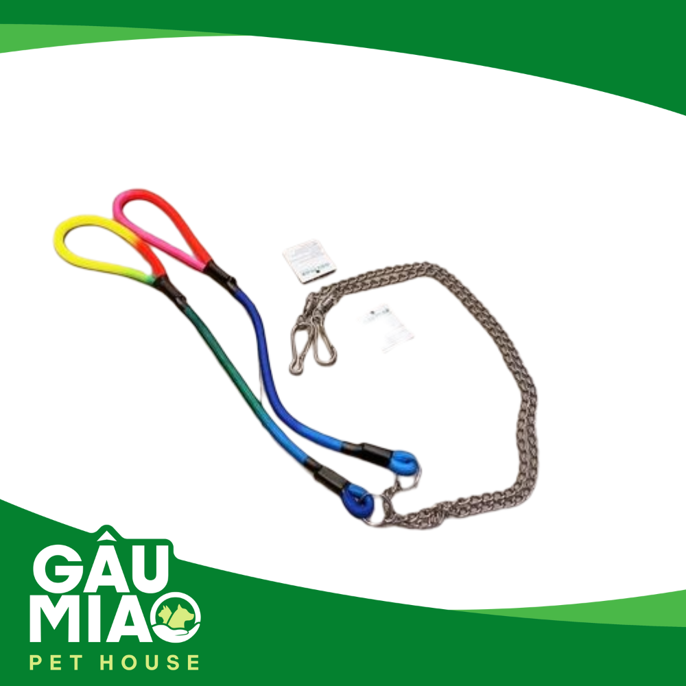 Xích inox xoắn HK Tay cầm 7 sắc