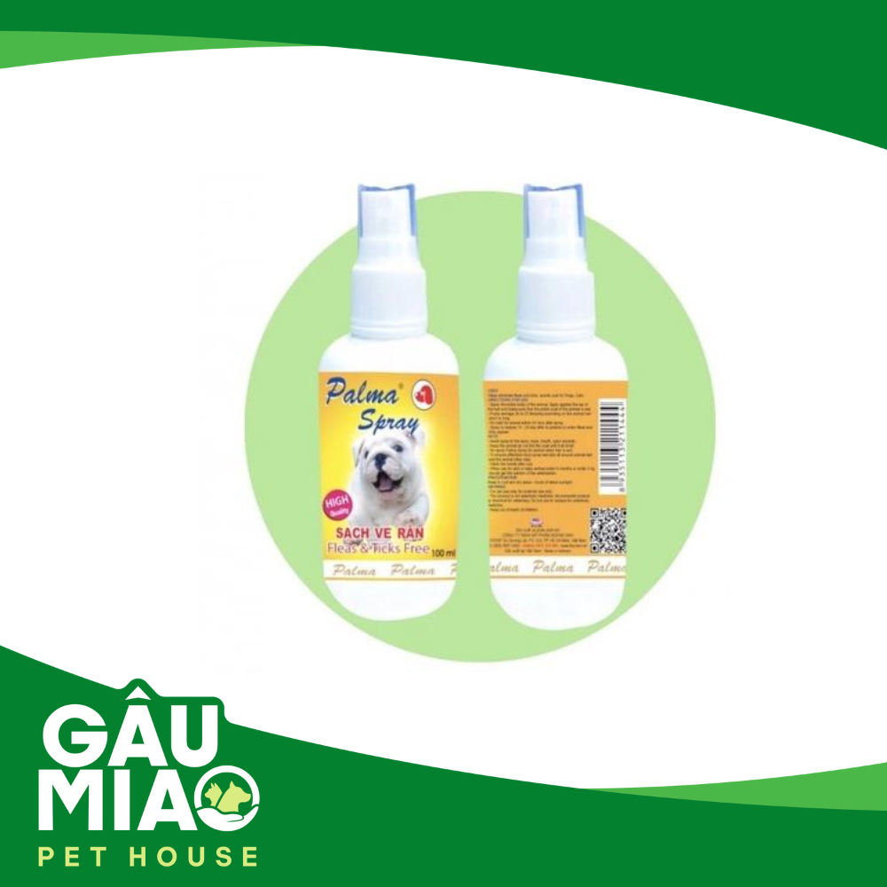 Xịt Trị Ve Rận Palma Spray