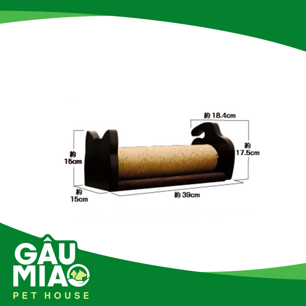 CattyMan Trụ cào ngang cho mèo 39x17.5x18.5cm
