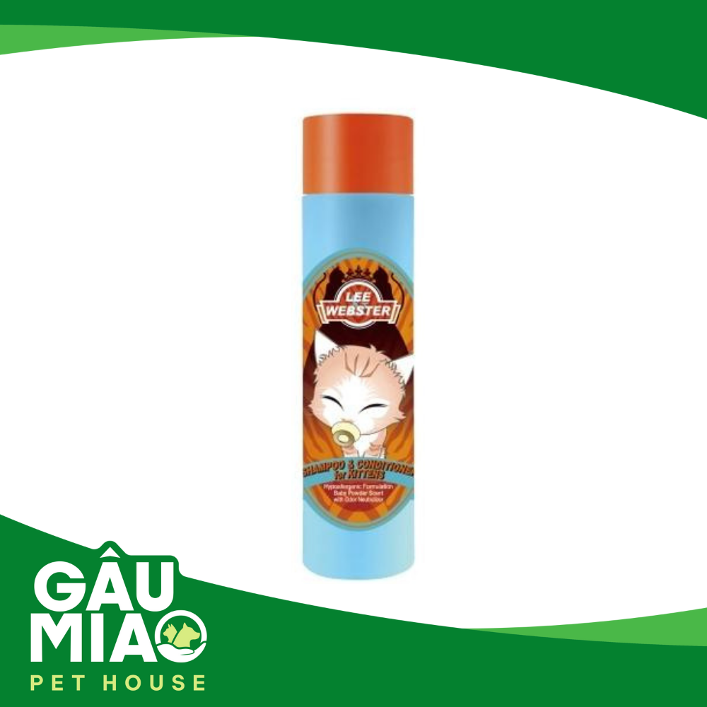 Lee&Webster Dầu gội và xả mèo con - 280g