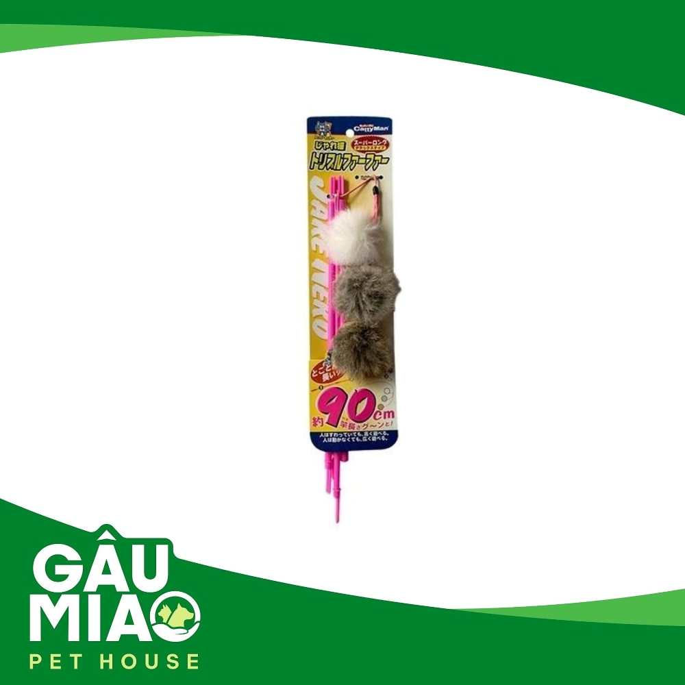 CattyMan Cần câu 3 banh lông siêu lớn