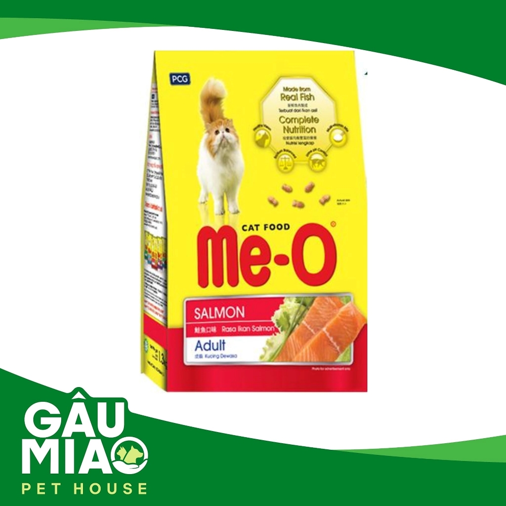 Me-O Cat Salmon - Thức ăn hạt mèo trưởng thành vị cá hồi