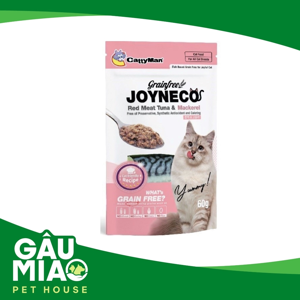 CattyMan JOYNECO - Túi cá ngừ cho mèo 60g