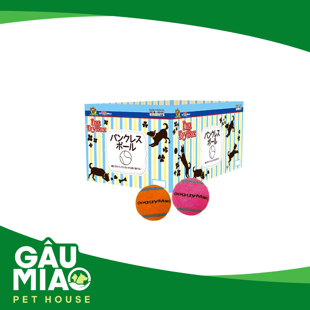 DoggyMan Banh tenis đặc ruột