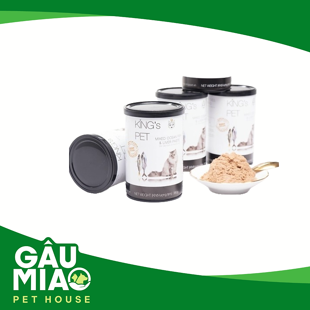 King's Pet Pate hỗn hợp cá-380g