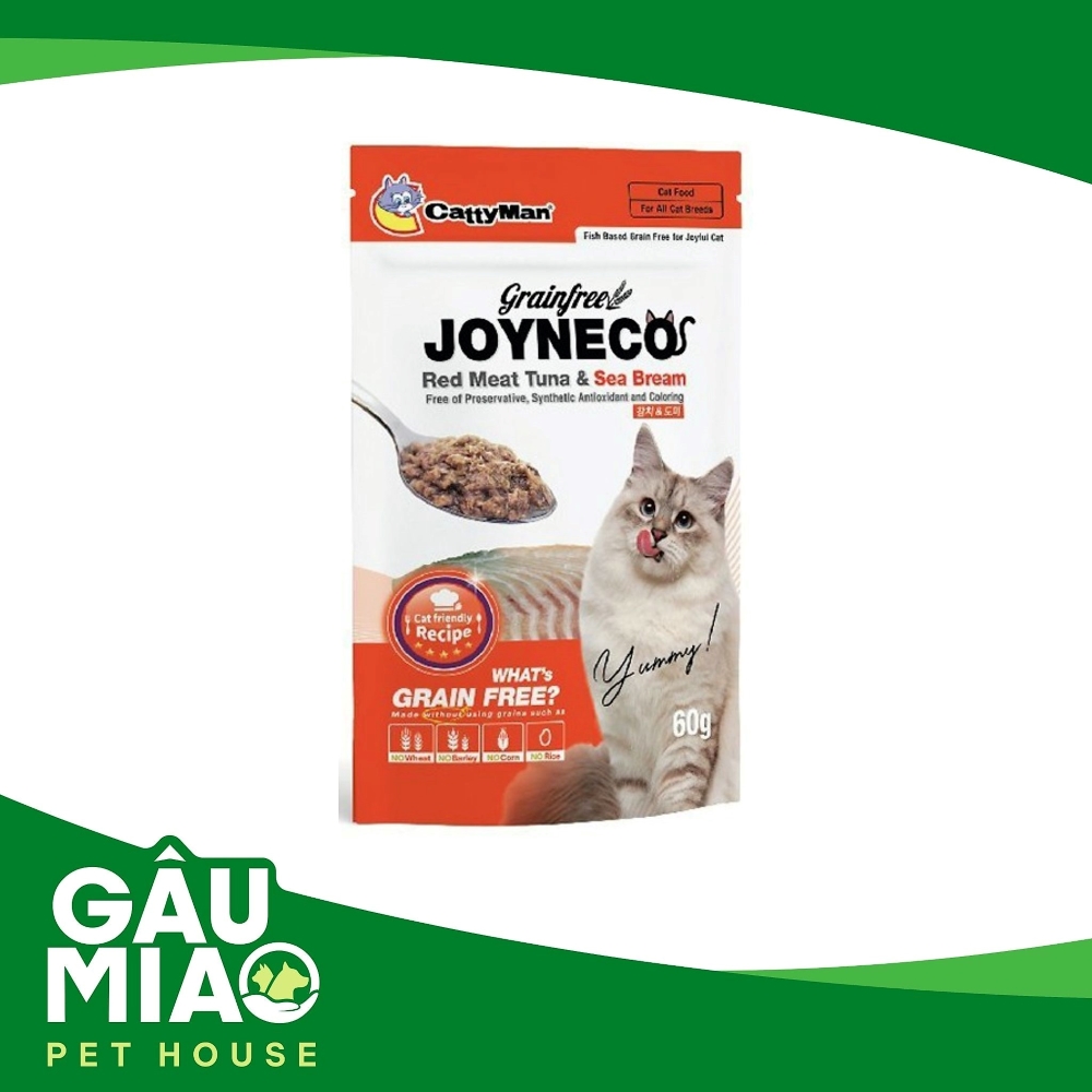 CattyMan JOYNECO - Túi cá ngừ cho mèo 60g