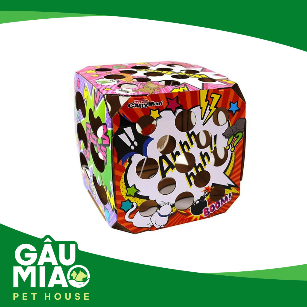CattyMan Đồ chơi hộp xí ngầu vui nhộn cho mèo
