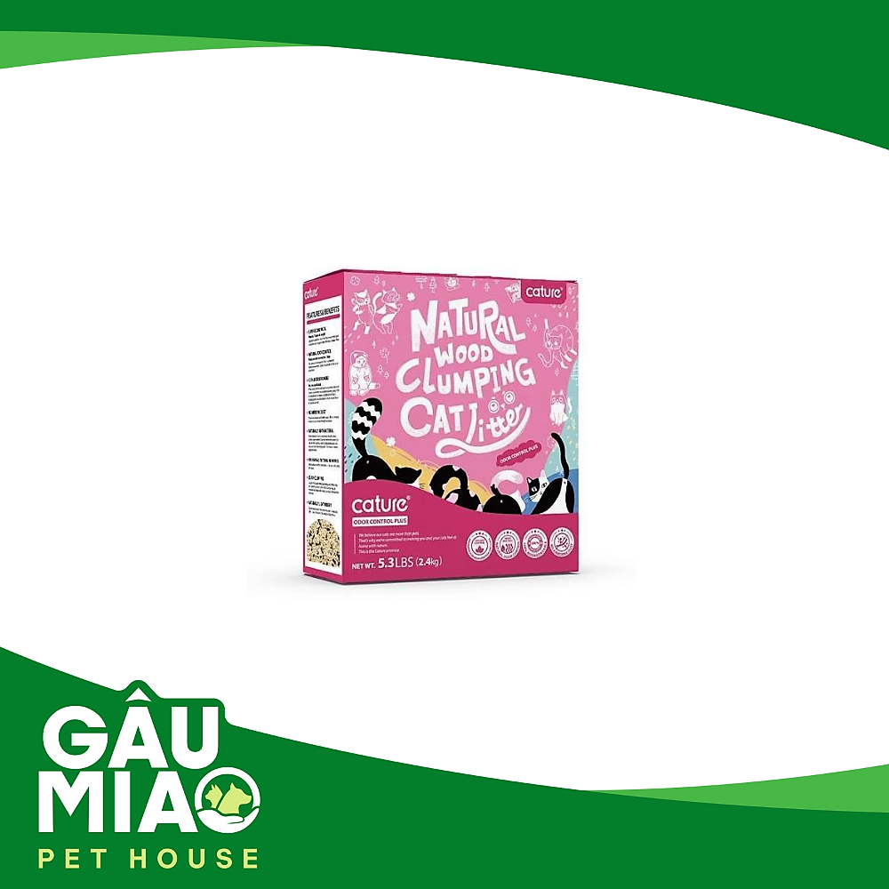 Cát gỗ Natural Cature Odor Contro Plus