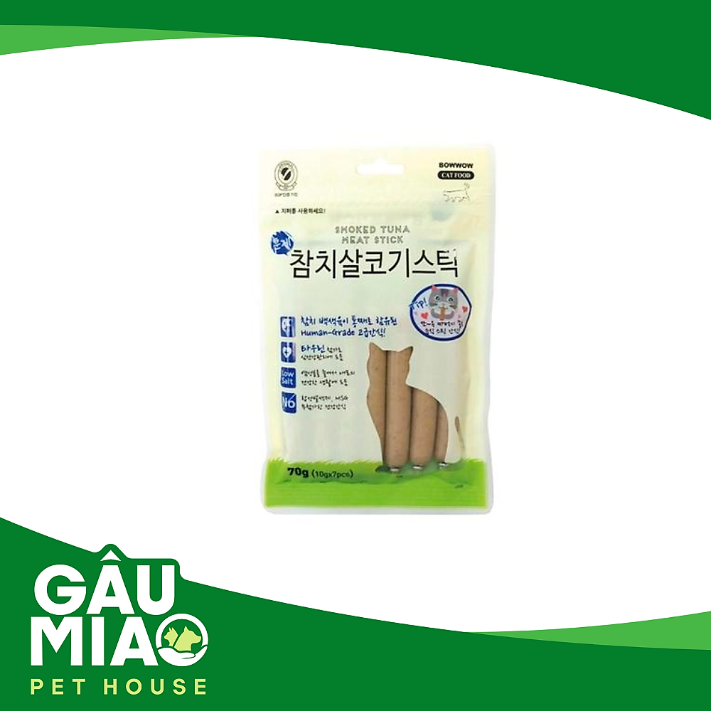 Meowow-Thịt cá ngừ hun khói cho mèo 70g