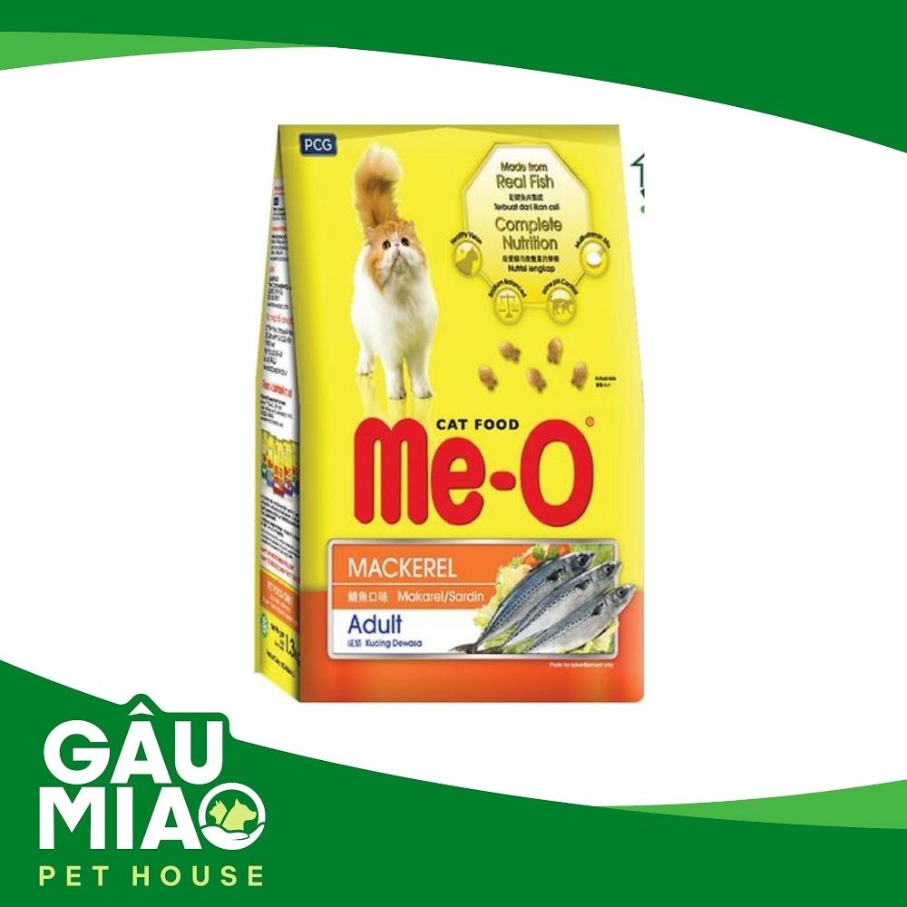 Me-O Adult Cat Mackerel - Thức ăn hạt mèo trưởng thành vị cá thu