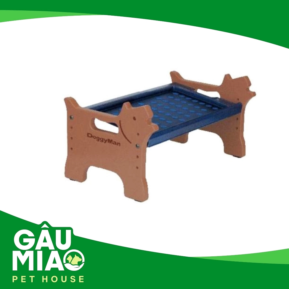 DoggyMan Bàn ăn khay nhựa cho chó s.S-38x19x23cm