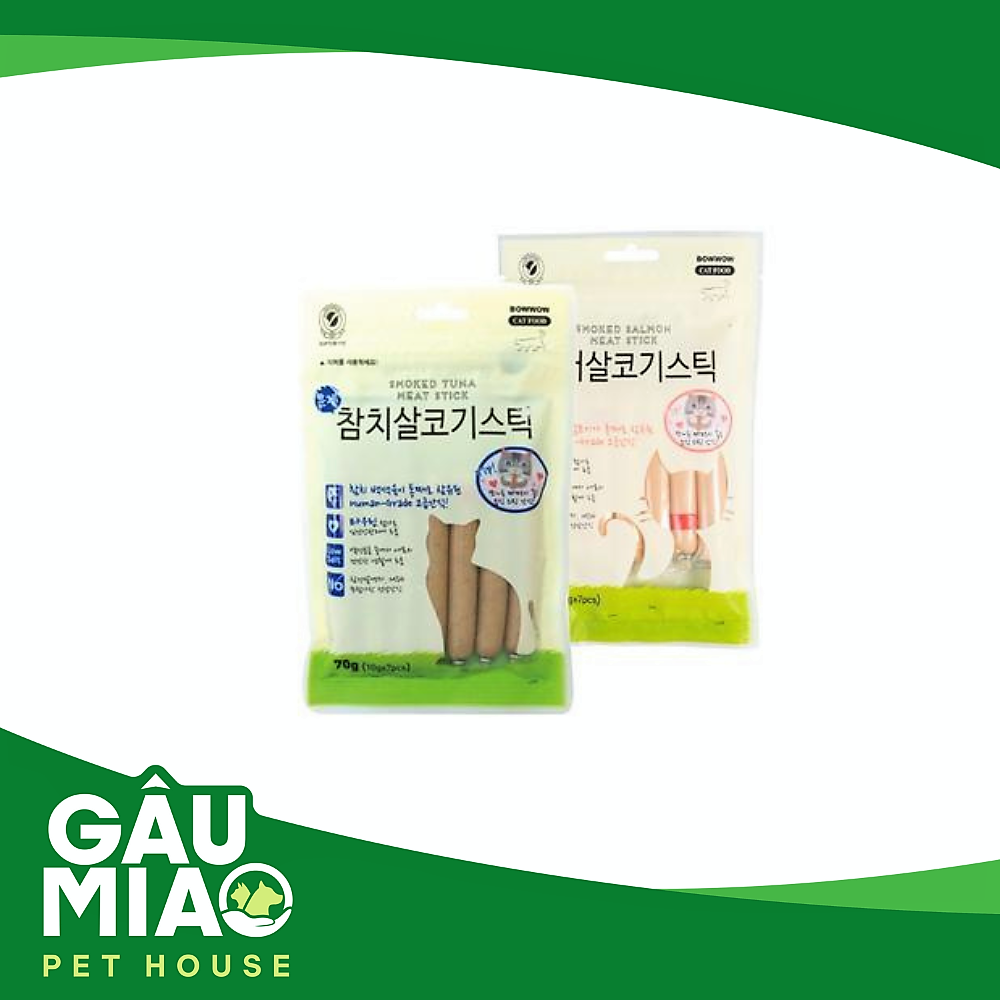 Meowow-Thịt cá ngừ hun khói cho mèo 70g