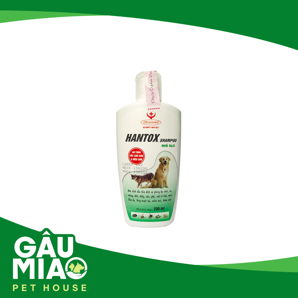 Sữa tắm Hantox trị ve nhũ bạc 200ml