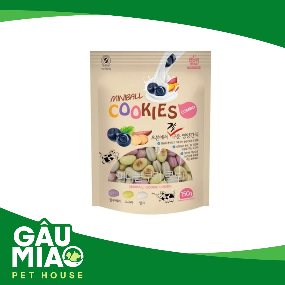 Bowwow-Bánh Cookies hỗn hợp 150g