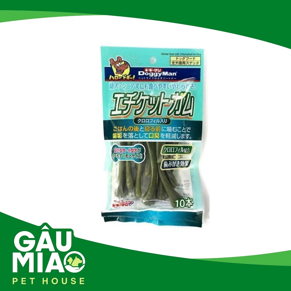 DoggyMan Xương xanh thơm miệng 10 cây