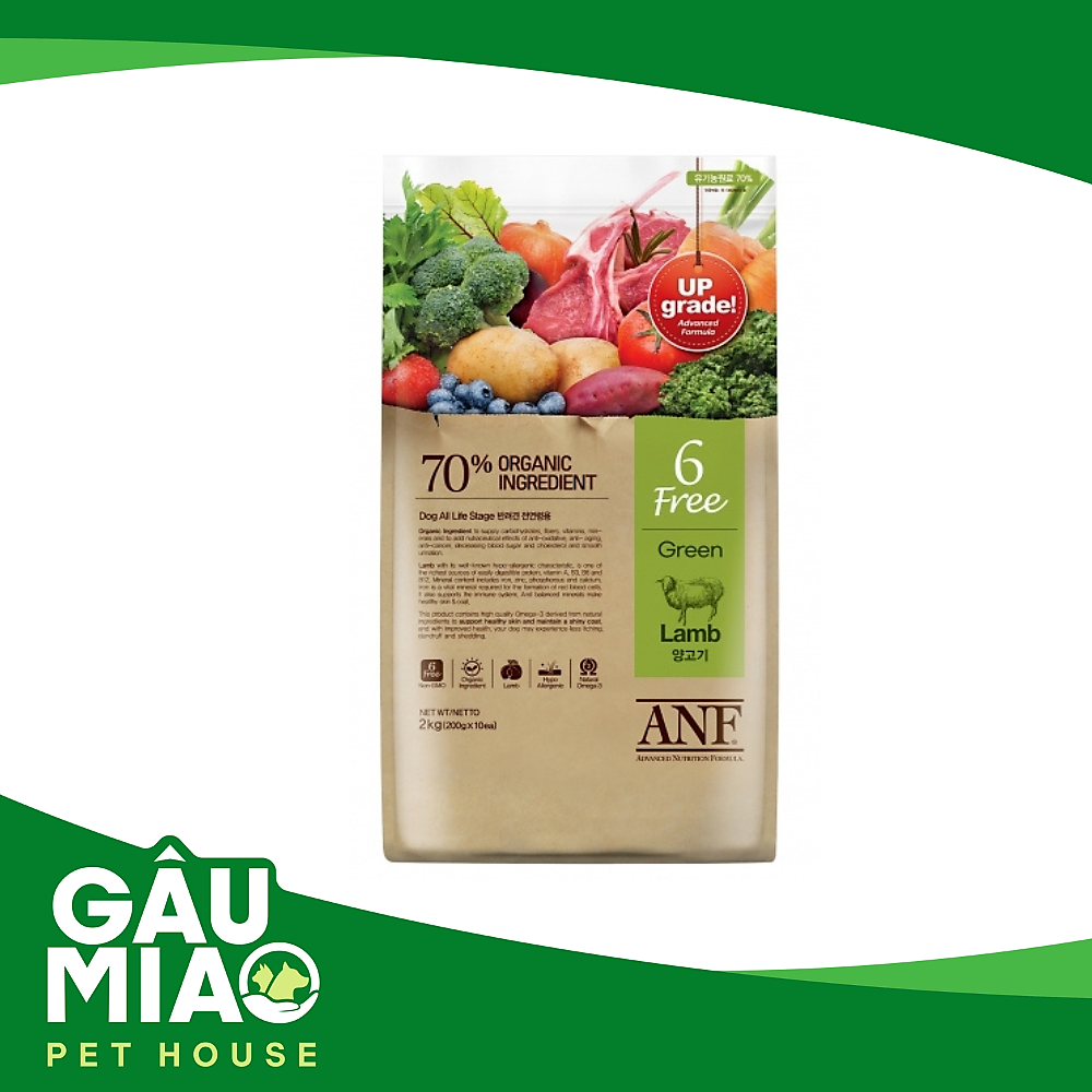ANF 6 FREE Thức ăn hỗn hợp hoàn chỉnh cho chó con& chó lớn 2kg