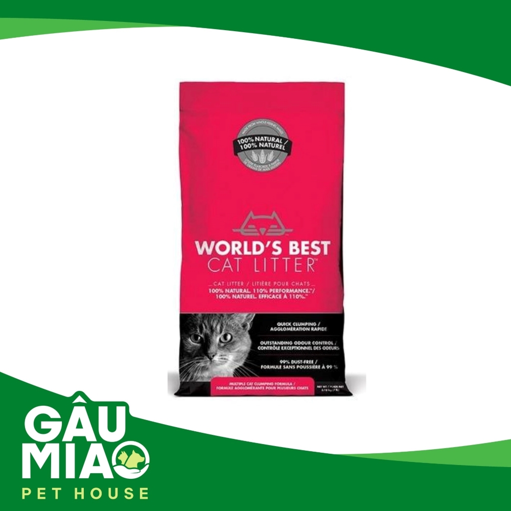 Cát vệ sinh hữu cơ World’s Best Cat Litter Multiple Cat Clumping